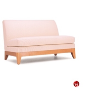 Picture of David Edward Elise Reception Lounge Lobby Armless 3 Seat Loveseat Sofa