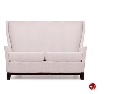 Picture of David Edward Aspen Reception Lounge Lobby High Back 2 Seat Loveseat Sofa