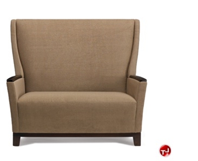 Picture of David Edward Aspen Reception Lounge Lobby High Back 2 Seat Loveseat Sofa