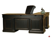 Picture of Hekman 7-9147, 72" L Shape Traditional Veneer Executive Desk Workstation