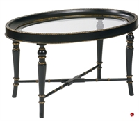 Picture of Hekman 7-4100, Reception Oval Glass Coffee Table