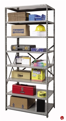 Picture of HOD Steel 8 Shelf, Add-On 36" x 12" Steel Open Shelving