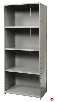 Picture of HOD 5 Shelf Steel, Starter 36" x 12" Steel Closed Shelving