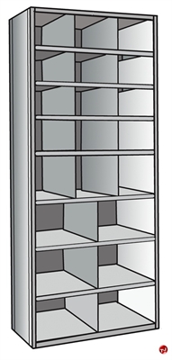 Picture of HOD Add-On Metal Bin Shelving Cabinet 12"D, 21 Openings