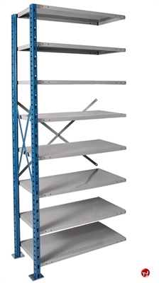 Picture of HOD Heavy Duty Welded Steel 8 Shelf, Add-On 48" x 18" Open Shelving