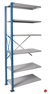 Picture of HOD Heavy Duty Welded Steel 6 Shelf, Add-On 48" x 18" Open Shelving