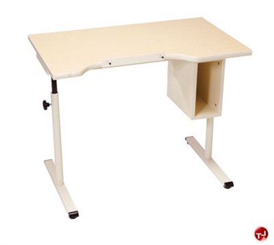 Picture of POP 24" x 40" Height Adjustable Office Desk Computer Workstation