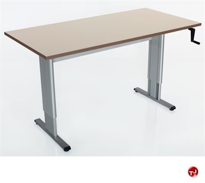 Picture of POP 30" x 36" Height Adjustable Computer Training Table, ADA