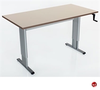 Picture of POP 30" x 72" Height Adjustable Computer Training Table, ADA