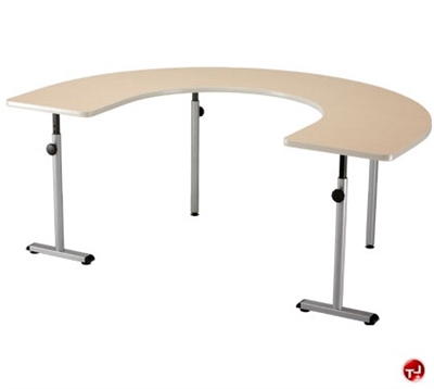 Picture of POP Half Round Height Adjustable Therapy Training Table