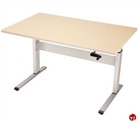 Picture of POP 24" x 48" Height Adjustable Computer Training Table, ADA