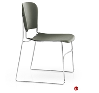 Picture of KI Perry Guest Side Reception Armless Sled Base Poly Stack Chair