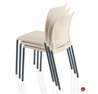 Picture of KI Piretti Guest Side Reception Armless Poly Chair