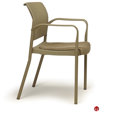 Picture of KI Rapture Guest Side Reception Poly Stack Arm Chair