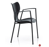 Picture of KI Silhouette Guest Side Reception Poly Stack Arm Chair