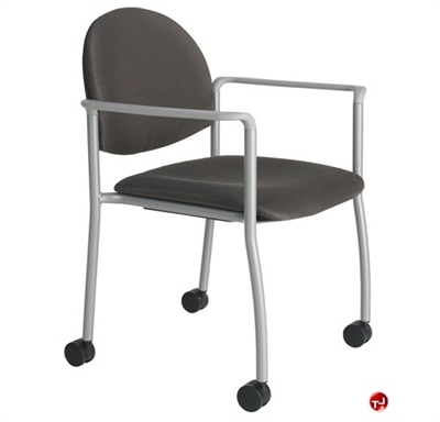 Picture of KI Versa Guest Side Reception Mobile Arm Stack Chair