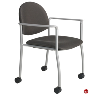 Picture of KI Versa Guest Side Reception Mobile Arm Stack Chair