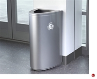 Picture of Magnuson Sotare Half elliptical 34 Gallon Waste Bin Receptacle