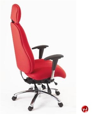 Picture of Milo High Back Heavy Duty Office Swivel Chair, Headrest