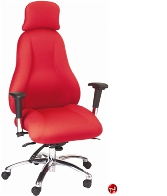 Picture of Milo 24/7 High Back Heavy Duty Office Swivel Chair,Headrest