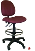Picture of Milo Ergonomic Multi Function Armless Drafting Stool Footring Chair