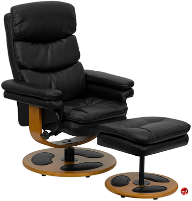 Picture of Brato Swivel Leather Recliner with Ottoman