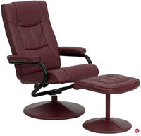 Picture of Brato Swivel Leather Recliner with Ottoman