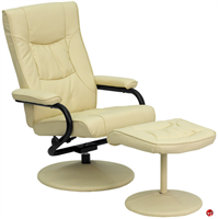Picture of Brato Swivel Leather Recliner with Ottoman