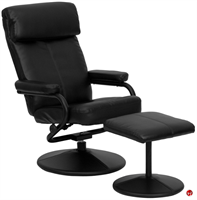 Picture of Brato Swivel Leather Recliner with Ottoman