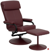 Picture of Brato Swivel Leather Recliner with Ottoman