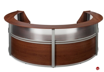 Picture of OMF 55314, 4 Unit Marque Circular Reception Desk Workstation