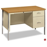 Picture of PAZ 24" x 45" Single Pedestal Steel Office Desk