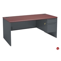 Picture of PAZ 30" x 66" Single Pedestal Steel Office Desk