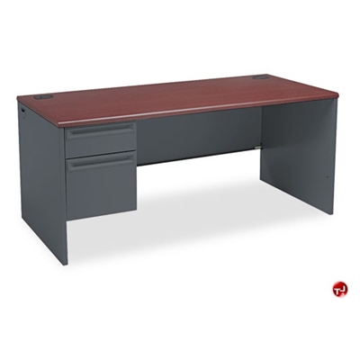 Picture of PAZ 30" x 66" Single Pedestal Steel Office Desk