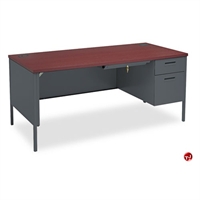 Picture of PAZ 30" x 66" Single Pedestal Steel Office Desk