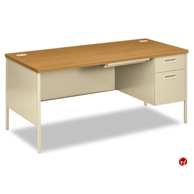 Picture of PAZ 30" x 66" Single Pedestal Steel Office Desk