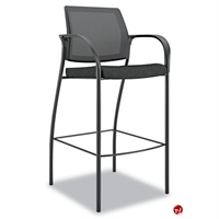 Picture of PAZ Cafe Height Mesh Stool Chair with Arms