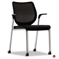 Picture of PAZ Guest Side Reception Mobile Mesh Arm Chair