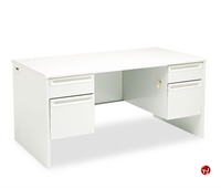 Picture of PAZ 30" x 60" Double Pedestal Steel Office Desk