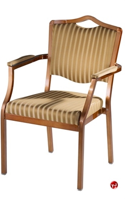 Picture of MTS Burgess Salon 95, Banquet Dining Nesting Folding Chair with Arms