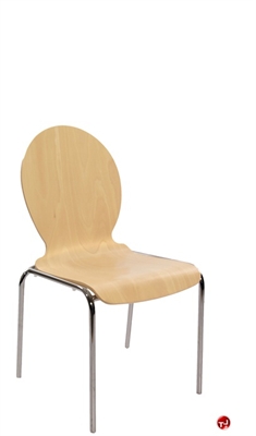 Picture of MTS Moderne S10, Cafeteria Dining Wood Stack Chair