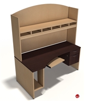 Picture of Peblo 72" Curve Computer Office Desk Workstation