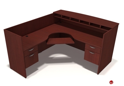 Picture of Peblo 72" L Shape Reception Desk Workstation