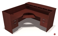 Picture of Peblo L Shape Reception Desk Workstation