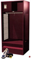 Picture of Perk Steel Open Storage Locker,24 x 18 x 72
