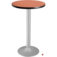 Picture of 24" Round Cafeteria Dining Bar Height Flip Top Table