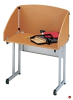 Picture of 24" x 36" Telemarketing Study Carrel Workstation