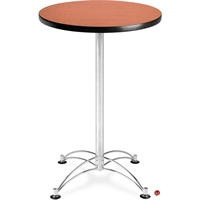 Picture of 30" Round Cafeteria Dining Bar Height Table