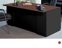 Picture of 36" X 60" Steel Single Pedestal Office Desk Workstation, Overhang