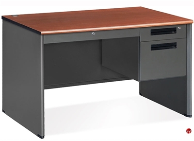 Picture of 48" Steel Office Desk Workstation, Filing Pedestal